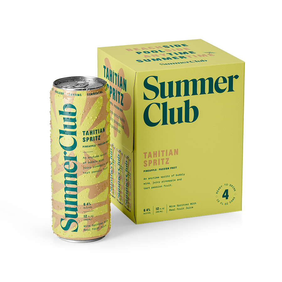 Summer Club Tahitian Spritz can and box