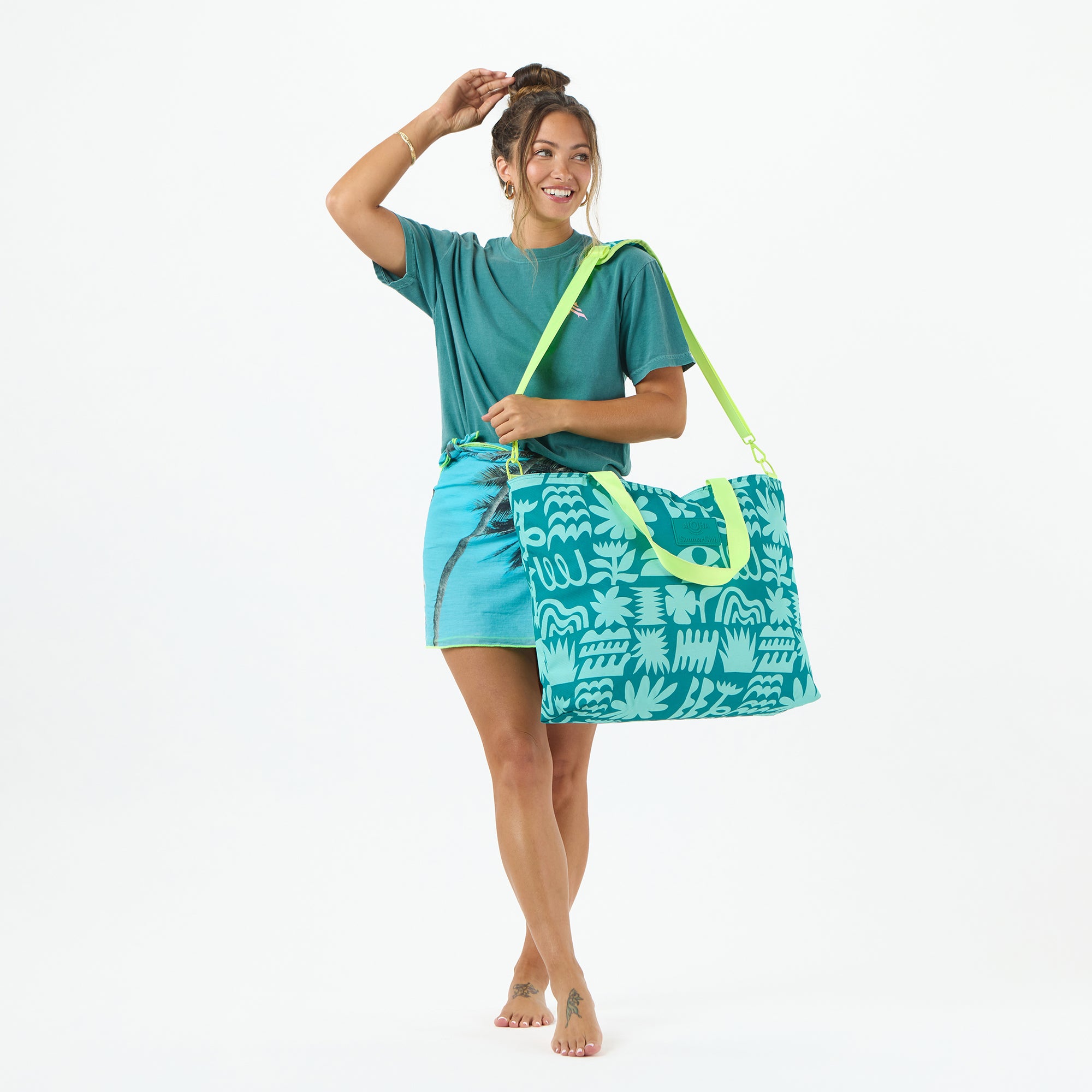Packable Cooler Tote — Summer Club